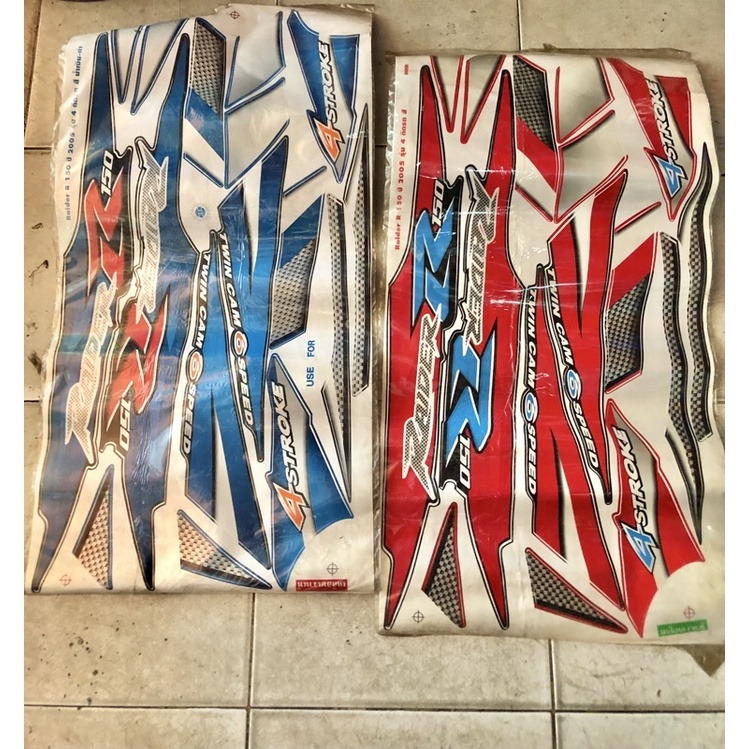 striping raider satria f - stiker satria f raider - sticker satria f raider - striping satria fu