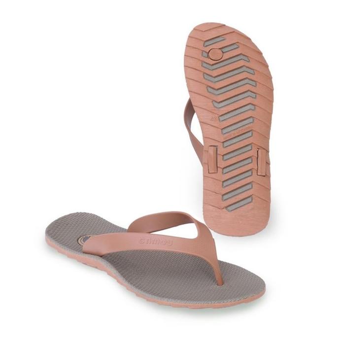 

monggo] Sandal CAMOU SIENNA AMBER - Sandal Jepit Pria Premium Beige Orange