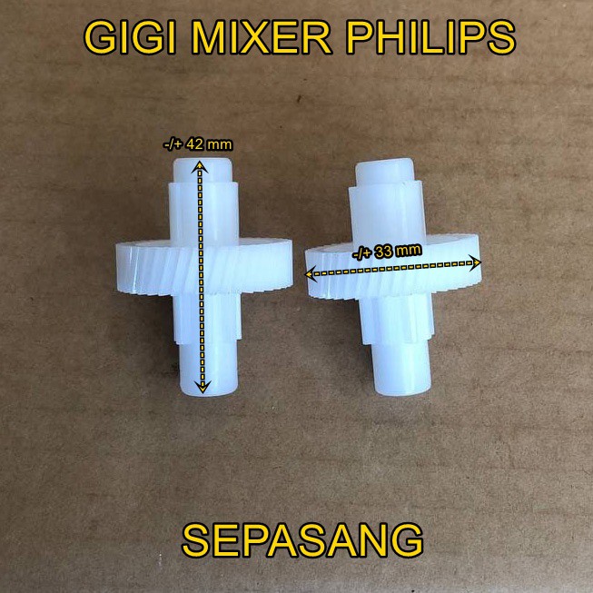 [BAYAR DITEMPAT] Gear / Gigi / Gerigi Mixer model PHILIPS sepasang