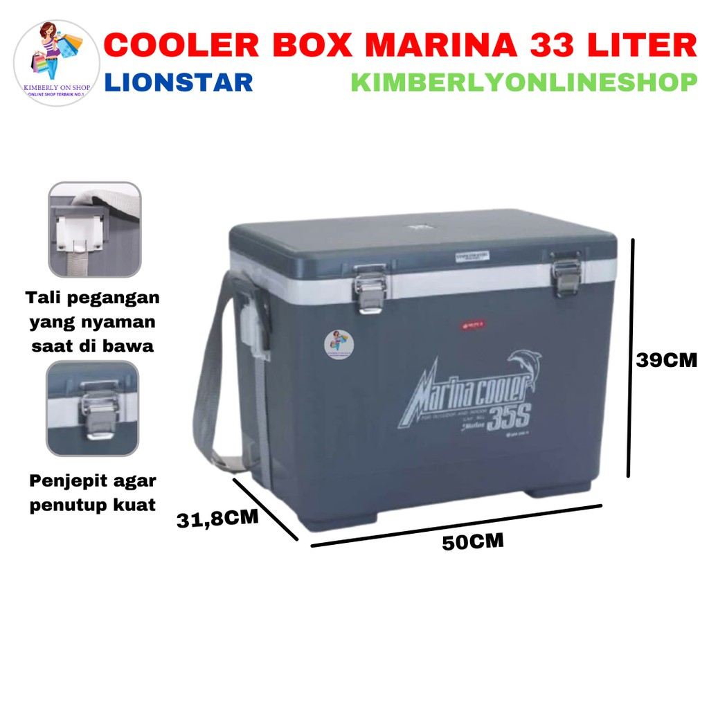 Marina Cooler 35S Box Ice Kotak Tempat Es I 19 33 Liter Lion Star