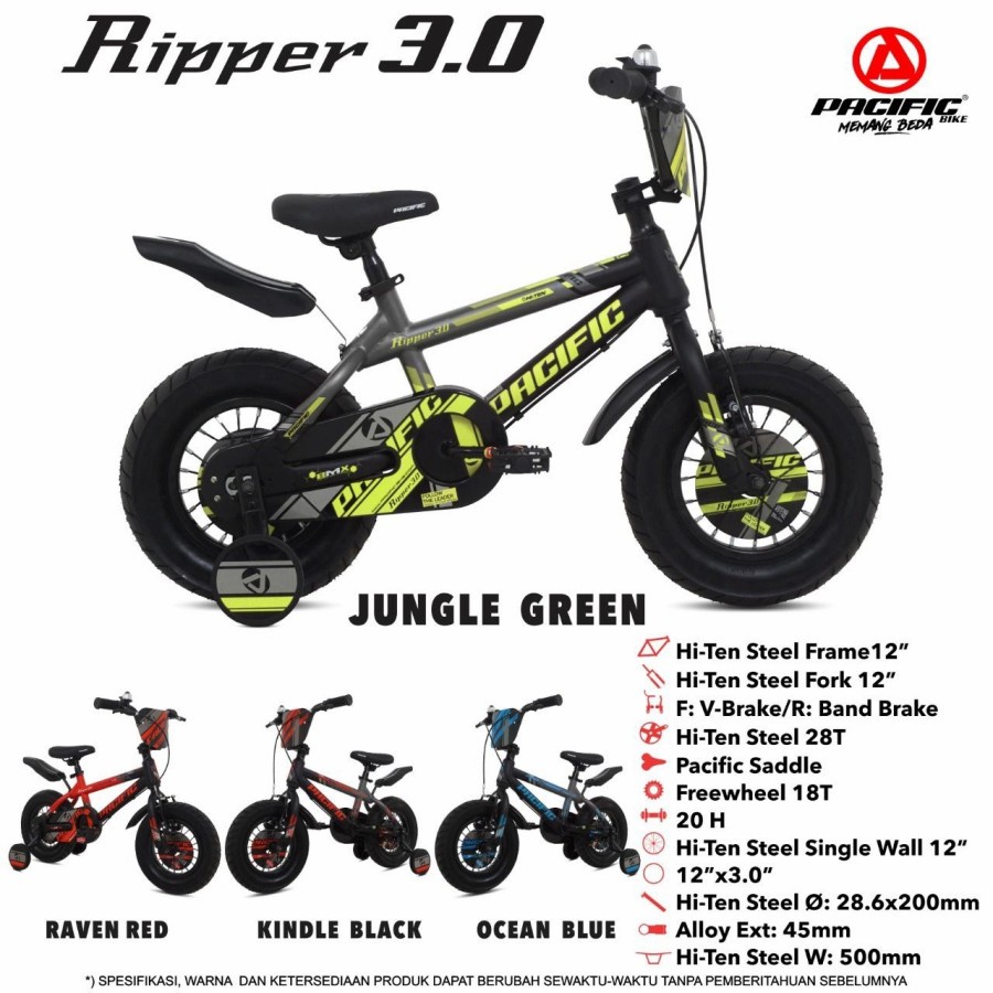 Sepeda Bmx 12 Pasific Exotic Ripper