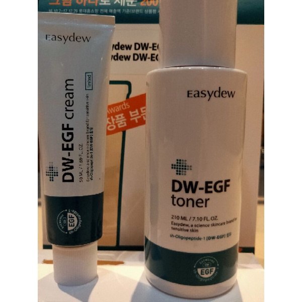 murah easydew dw-egf cream and toner