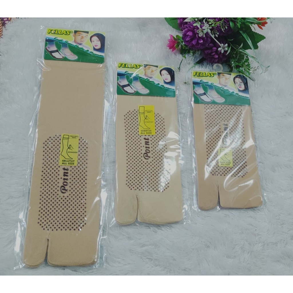 Kaos kaki jempol nyaman anti slip (point)