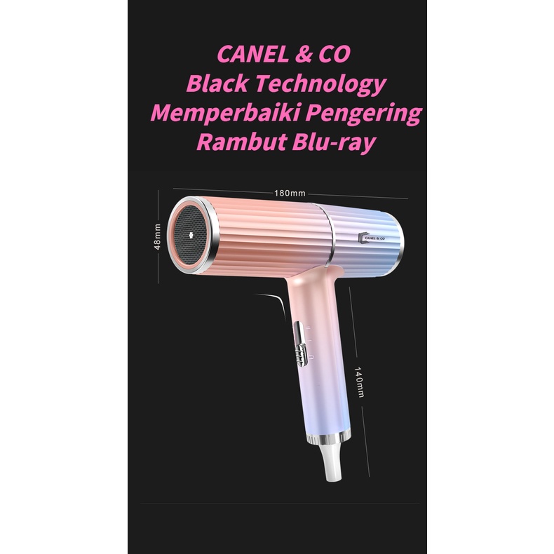 CANEL &amp; CO Pengering Rambut Salon Rainbow Kelas Atas/Pengering Rambut Perbaikan Blu-ray Hair dryer Pengatur panas Hairdryer pengering Household multi-range adjustment Pengering rambut Perawatan rambut Pengering Rambut Termurah Hair Dryer