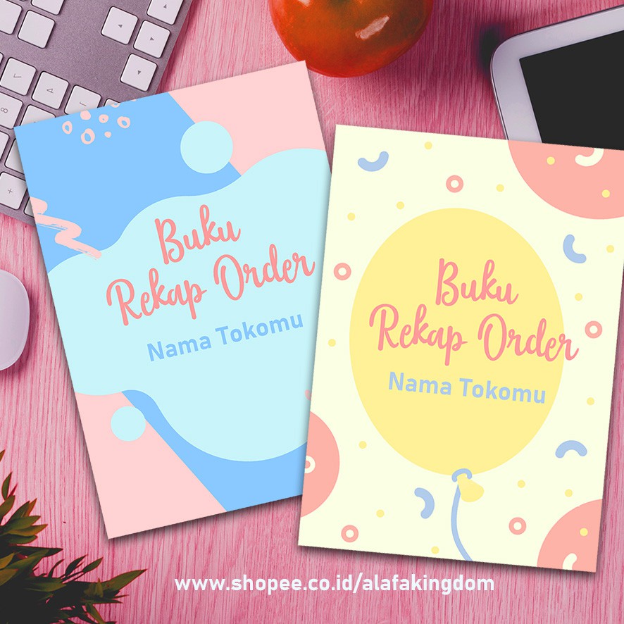 

AlafaKingdom 009-010 Buku Catatan Keuangan Online Shop / Buku Rekap Order Buku Rekap Stock Buku Rekap Penjualan