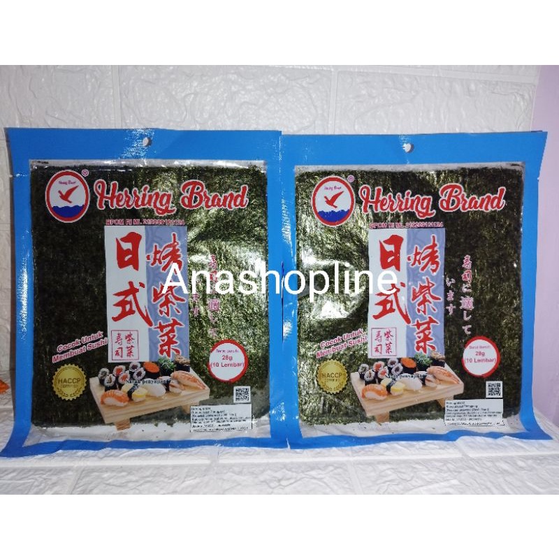 

Nori / rumput laut sushi isi 10 / seaweed