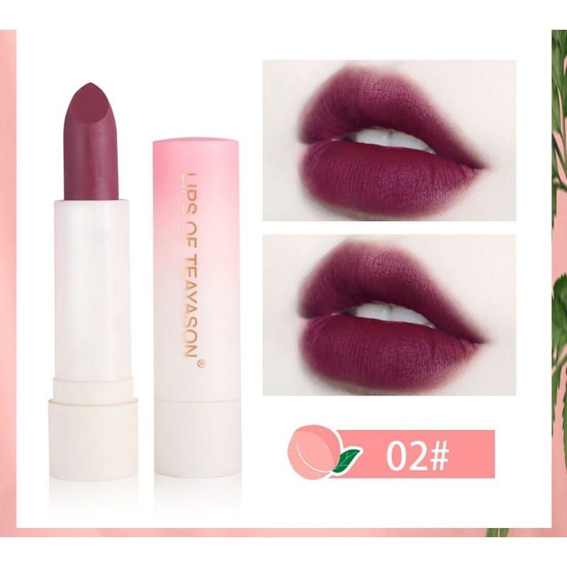 Medan Termurah Waterproof &amp; Long lasting Lipstick Matte Lipstik Velvet Texture Teayason