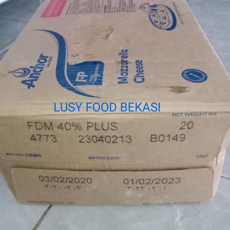 

SUPER SELLER MOZZARELLA ANCHOR KEJU 2KG ASLI HALAL