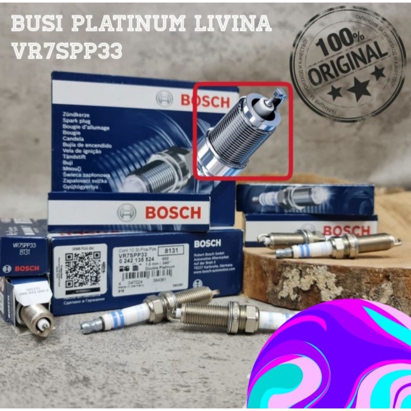 BUSI MOBIL LIVINA EVALIA LATIO MARCH - BUSI MOBIL PLATINUM ORIGINAL BOSCH