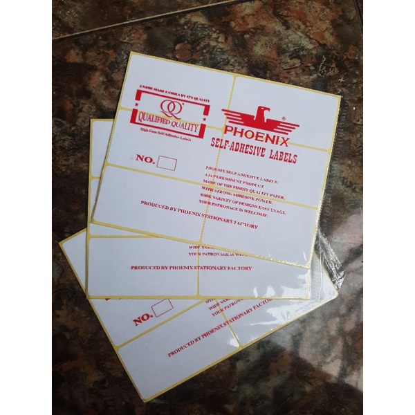 

KERTAS LABEL / UNDANGAN MERK PHOENIX