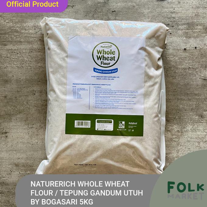 

vikriyansatyaveta5694 Naturerich Whole Wheat Flour / Tepung Gandum Utuh by Bogasari 5KG TERLARIS TERPERCAYA ORIGINAL