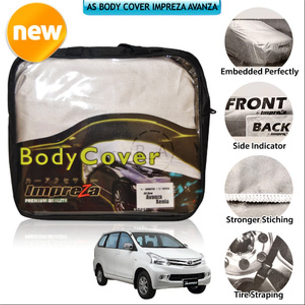 Toyota All New Avanza-Xenia Tahun 2012-2017  IMPREZA Body Cover & Selimut Mobil & Sarung Mobil