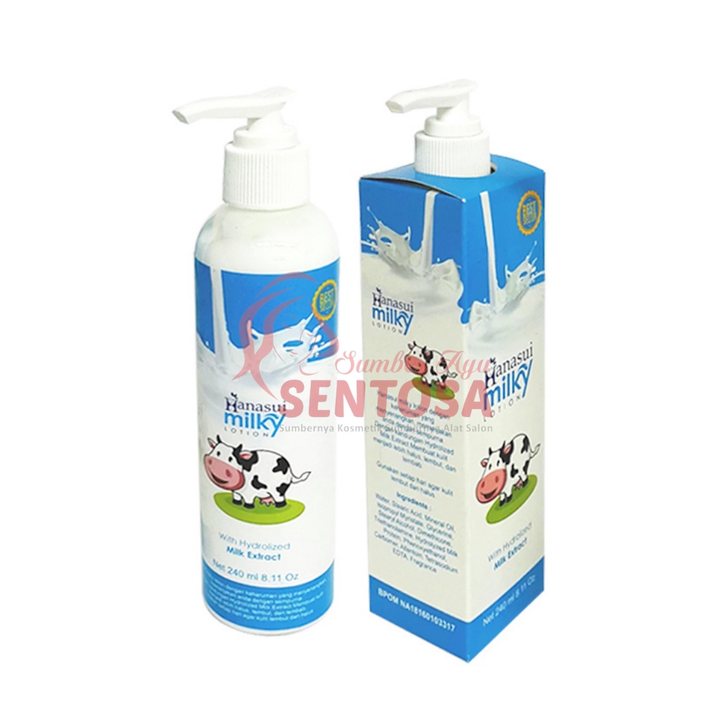 HANASUI MILKY LOTION 240ML