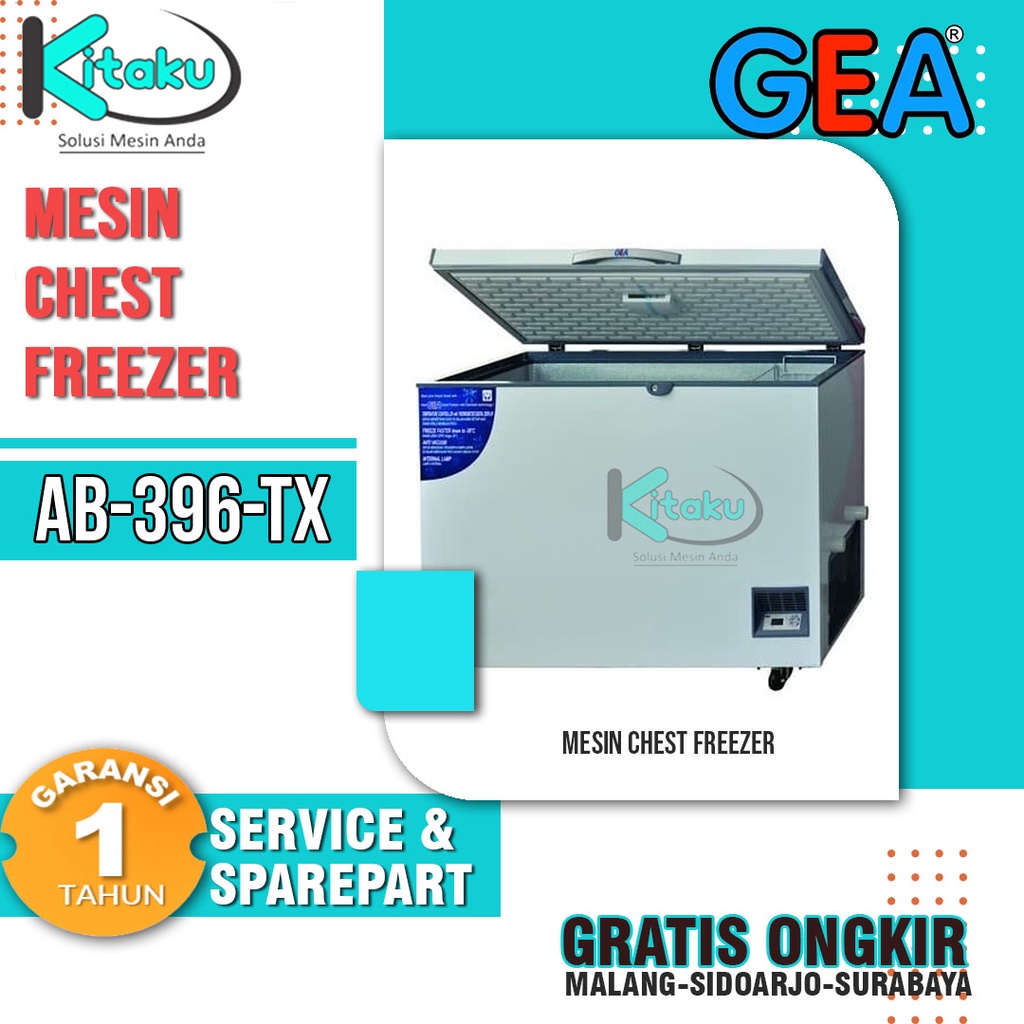 CHEST FREEZER GEA-AB-396-T-X