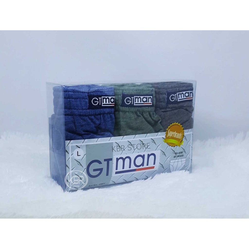 KBR STORE GTman paket 3pcs | Celana dalam pria GTman GMY | Pakaian dalam gt man | CD gt man GMY term