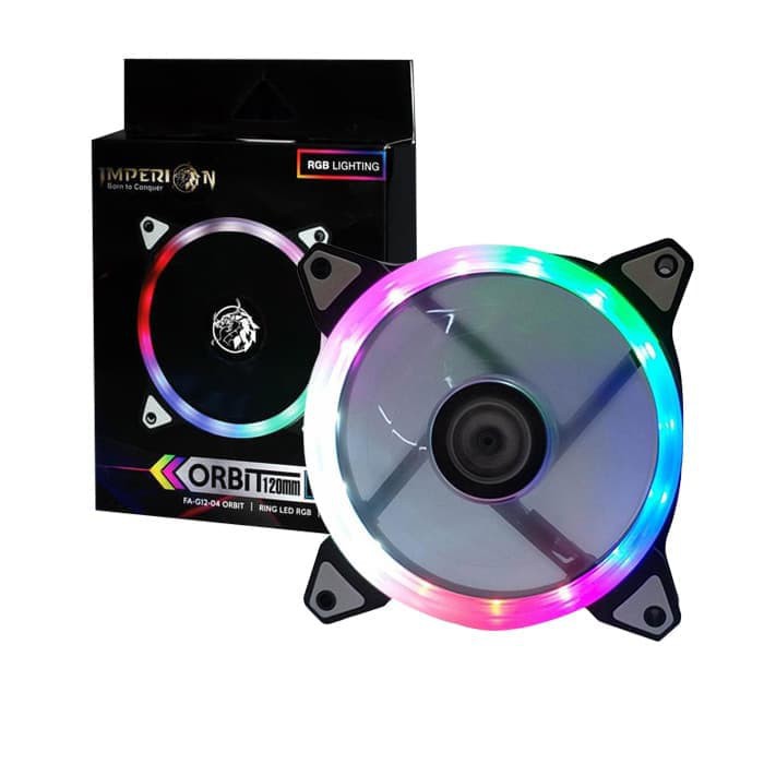 FAN CASING 12CM ORBIT IMPERION RGB RAINBOW