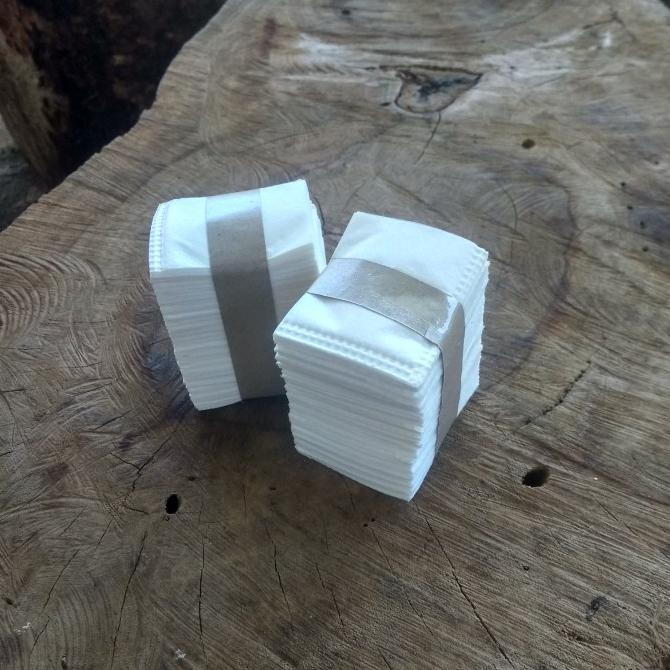 

[[BISA COD]] kantong teh celup kosong 1 ikat isi 500pcs ukuran mini standar 5x4 cm GRATIS ONGKIR