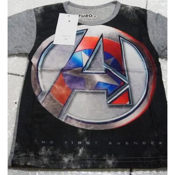 Kaos Anak Laki-Laki Lightning Avengers 3916 Merk Furo