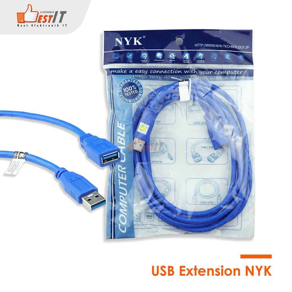 Kabel USB Ekstension NYK Versi 3 panjang 3 Meter