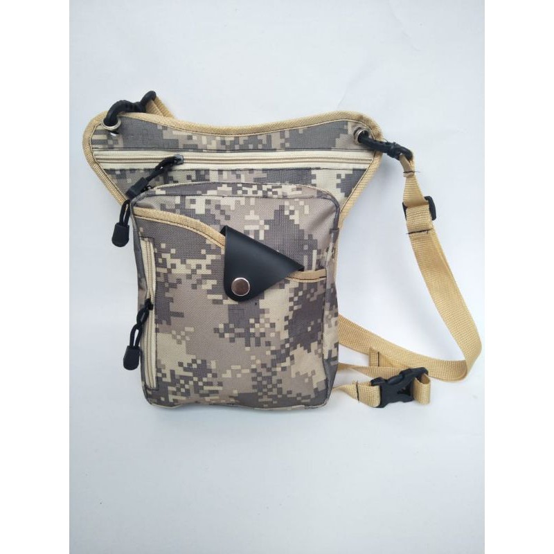 Tas army tactical slempang pingang paha lagsbag