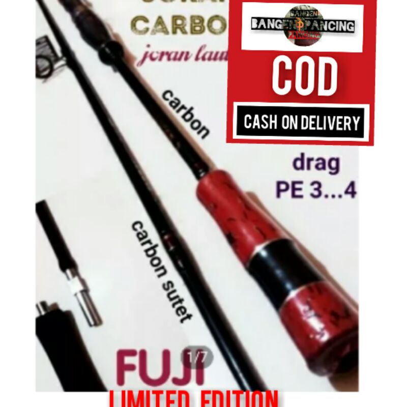 Joran Carbon Sutet full Fuji 180 cm (PE 3+4)