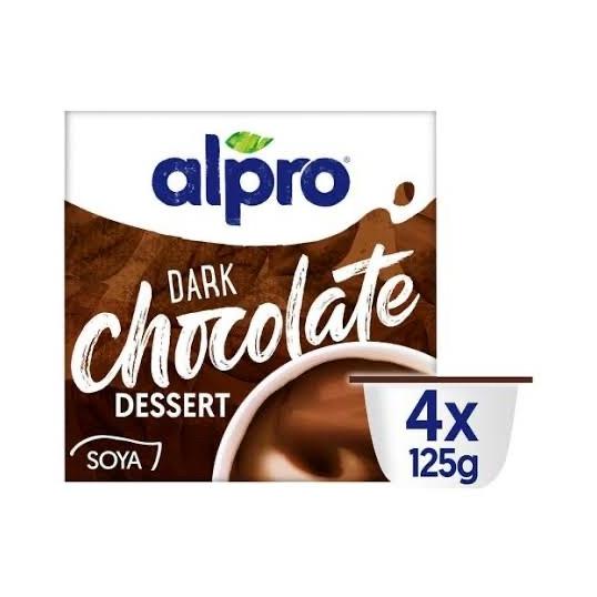 Alpro Schokolade Dessert Plant Based Coklat Pudding Dessert Alpro