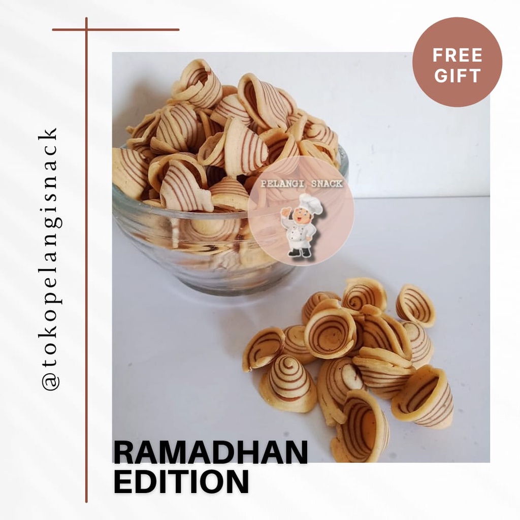 

[ 250 gr ] Kuping Gajah Coklat Mini