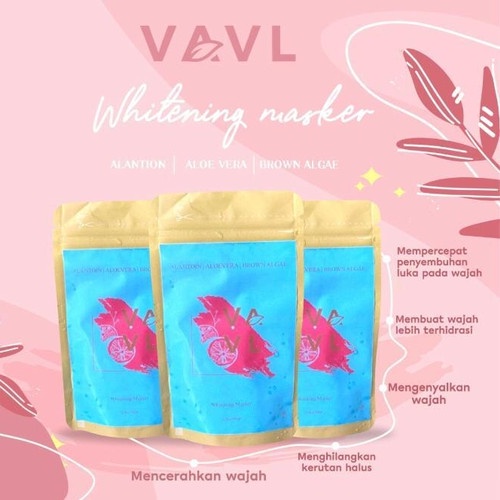 {BPOM} VAVL WHITENING MASK by VIVALENTINE