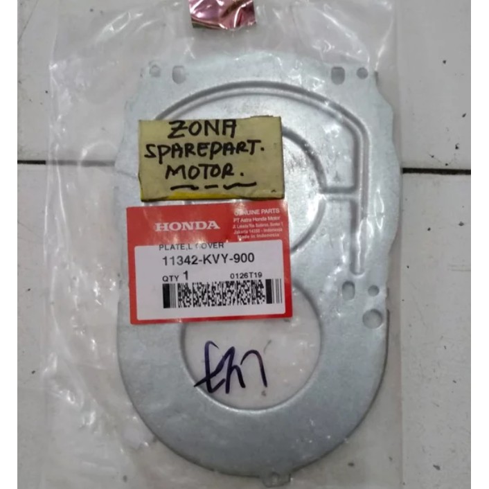 Plat Cover CVT kiri Beat Karburator AHM 11342 KVY 900