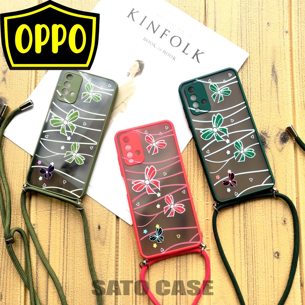 Lanyard Sling Case - OPPO A15 A16 A1K A31 A37 A3S A5 A9 2020
