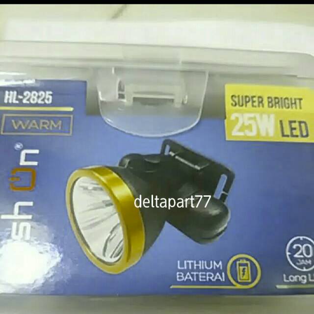 Senter kepala push on 2825