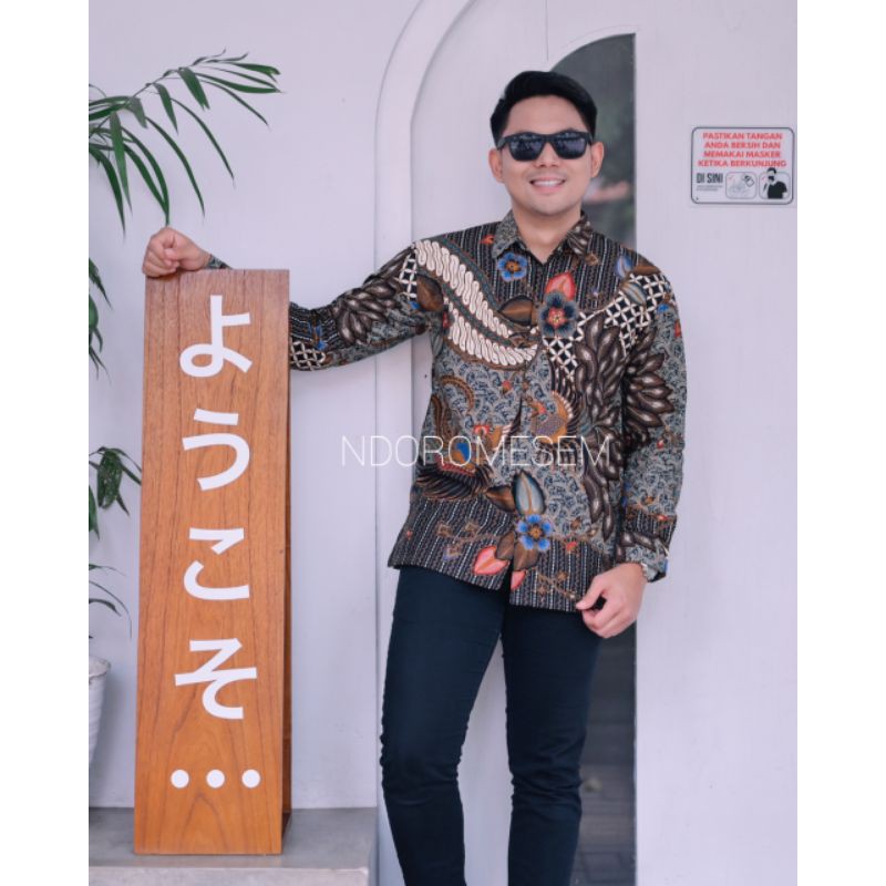 batik banu aji slimfit katun halus furing