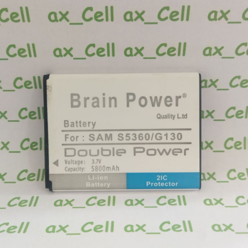 Baterai batre Samsung S5360 double power