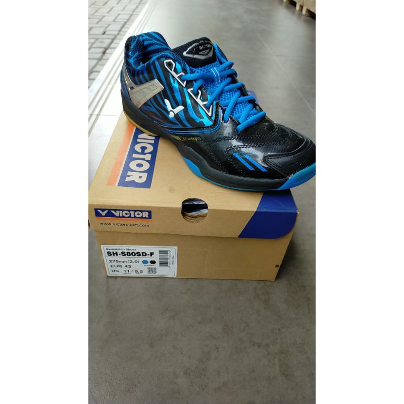 Sepatu Badminton Victor SH-S80SD Blue Reject Pabrik Original