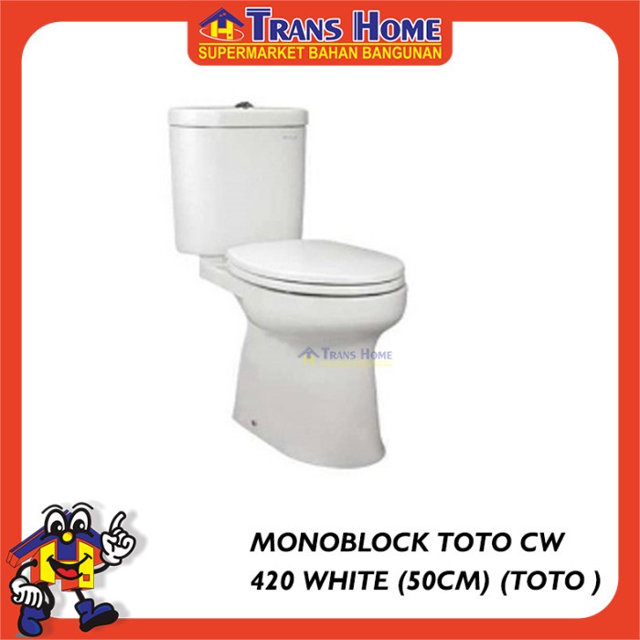 Monoblock Monoblok Kloset Closet TOTO CW 420 White (50CM) (TOTO)
