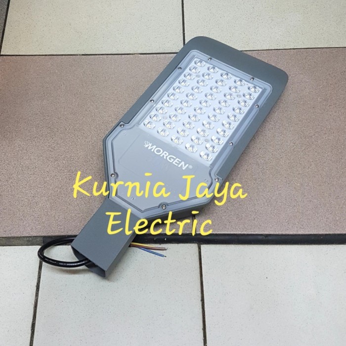 MORGEN Lampu Jalan LED Street Light PJU 50W 6500K Bodi Kotak