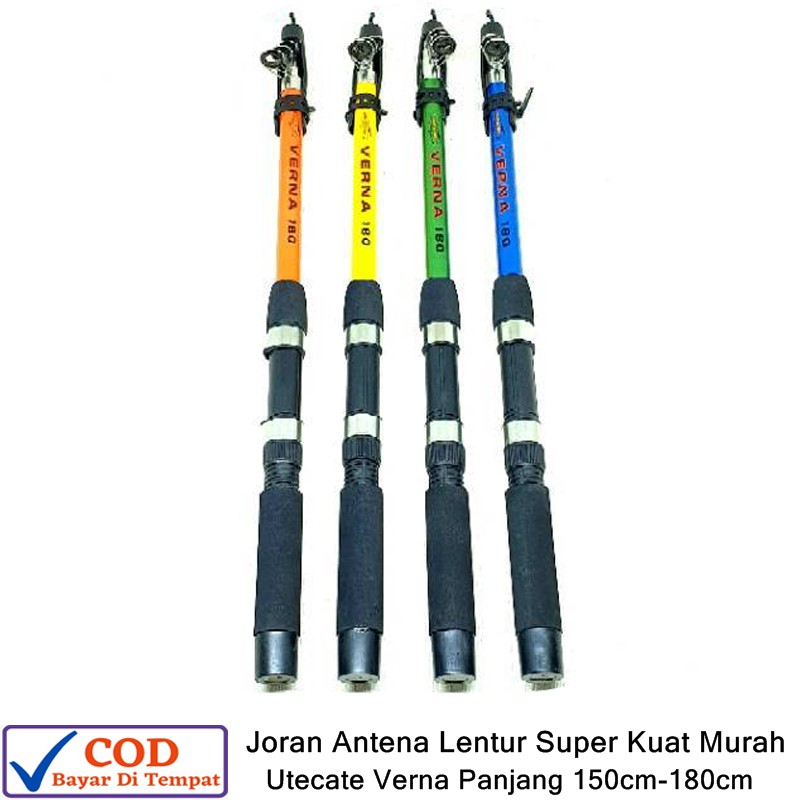 Joran Antena Lentur Super Kuat Murah Utecate Verna Panjang 150cm-180cm