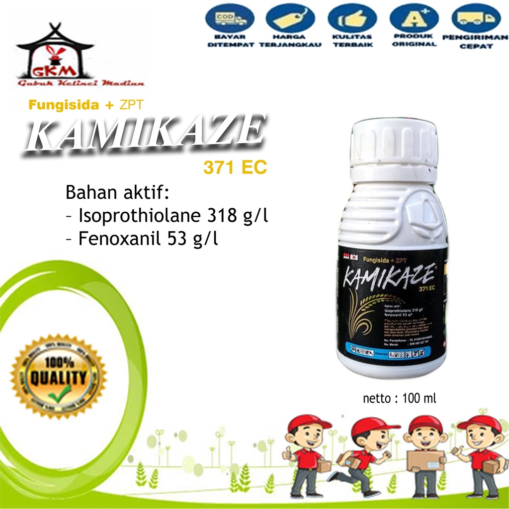 Kamikaze 100 ml Fungisida Potong Leher dan Blast Daun