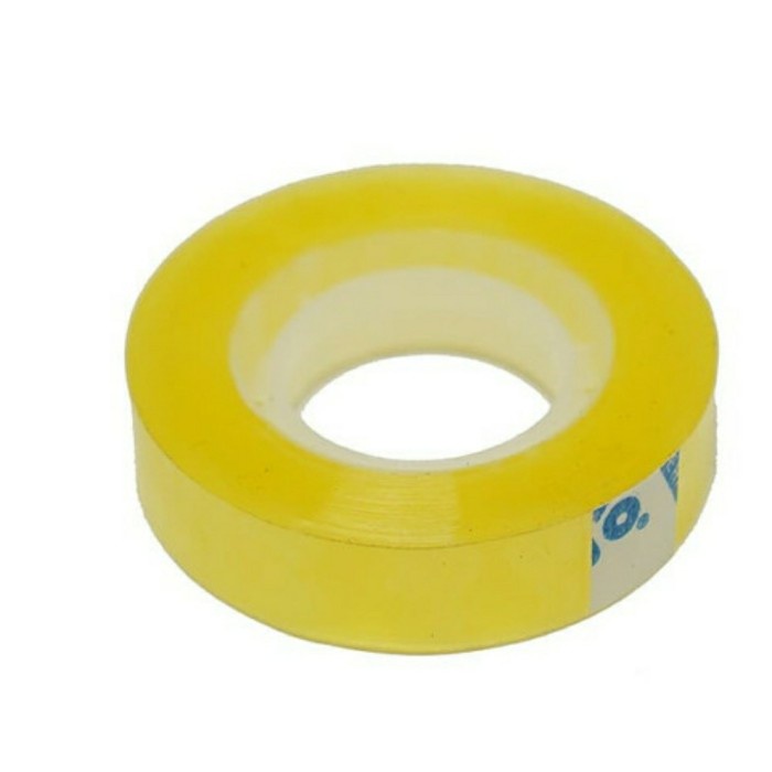 

tulis-alat-paket- selotip kecil cellotape 12 mm x 33m (1" core) -paket-alat-tulis.