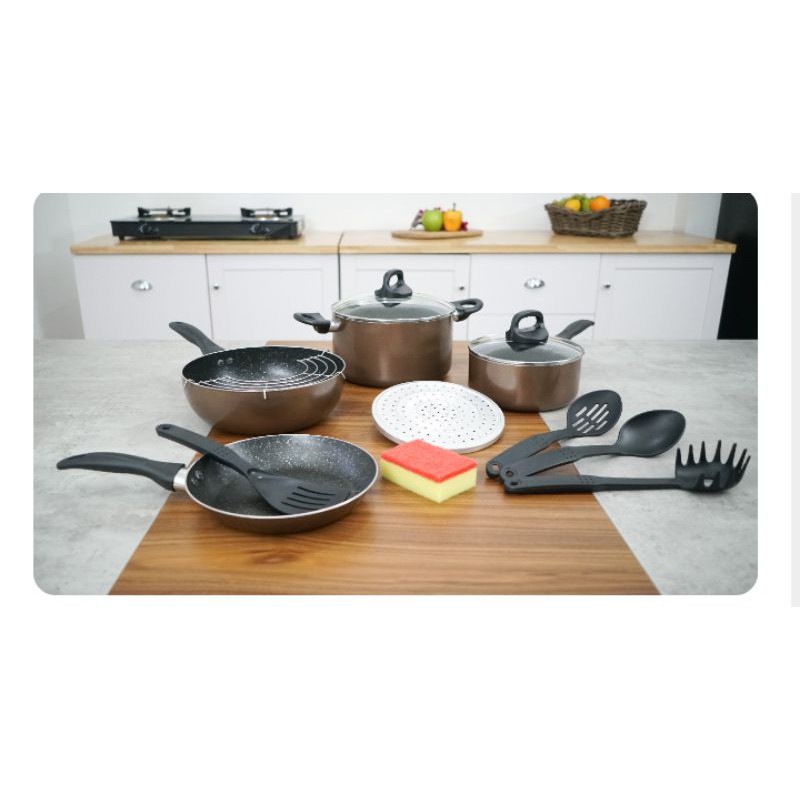 maxim royal set of 13 / teflon set 13 pc