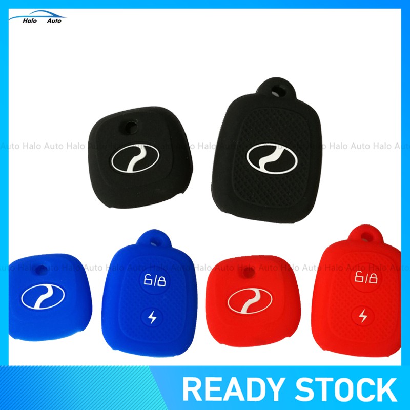 1 Set Cover Casing Remote Kunci Silikon untuk Perodua Myvi Alza Viva Kerani Kancil