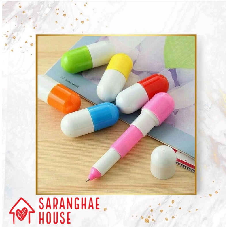 

SARANGHAE HOUSE - PENA VITAMIN / PENA VITAMIN UNIK / PENA VITAMIN KAPSUL / PULPEN KAPSUL LUCU