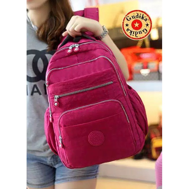 Ransel Gudika 5058 - Tas Ransel Laptop Besar Backpack Laptop Waterproof Sekolah Anti Air Korean Style Kekinian Terlaris - Tas Wanita Import Terbaru