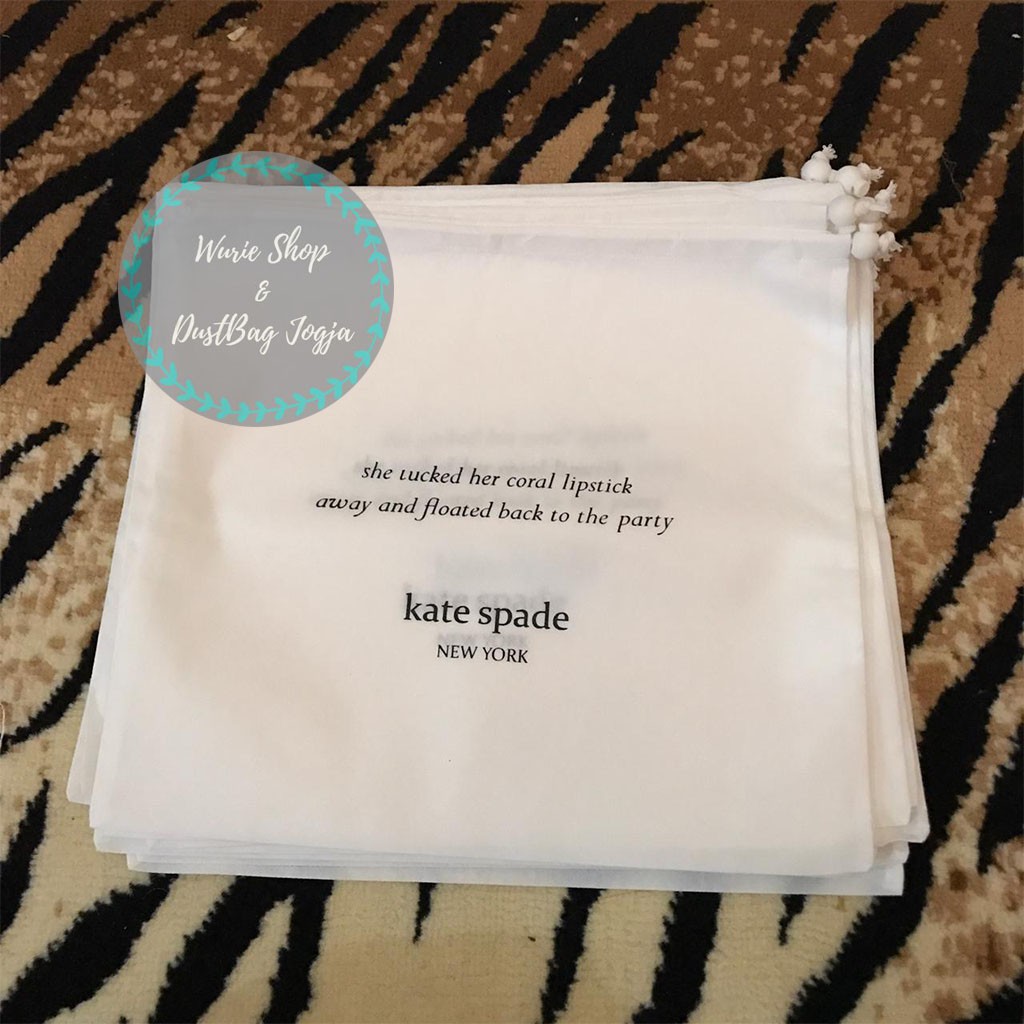 K@TE SPADE Dustbag Pengganti Sarung Tas Pelindung Debu Dust Bag DB KS Kate Spade Katespade