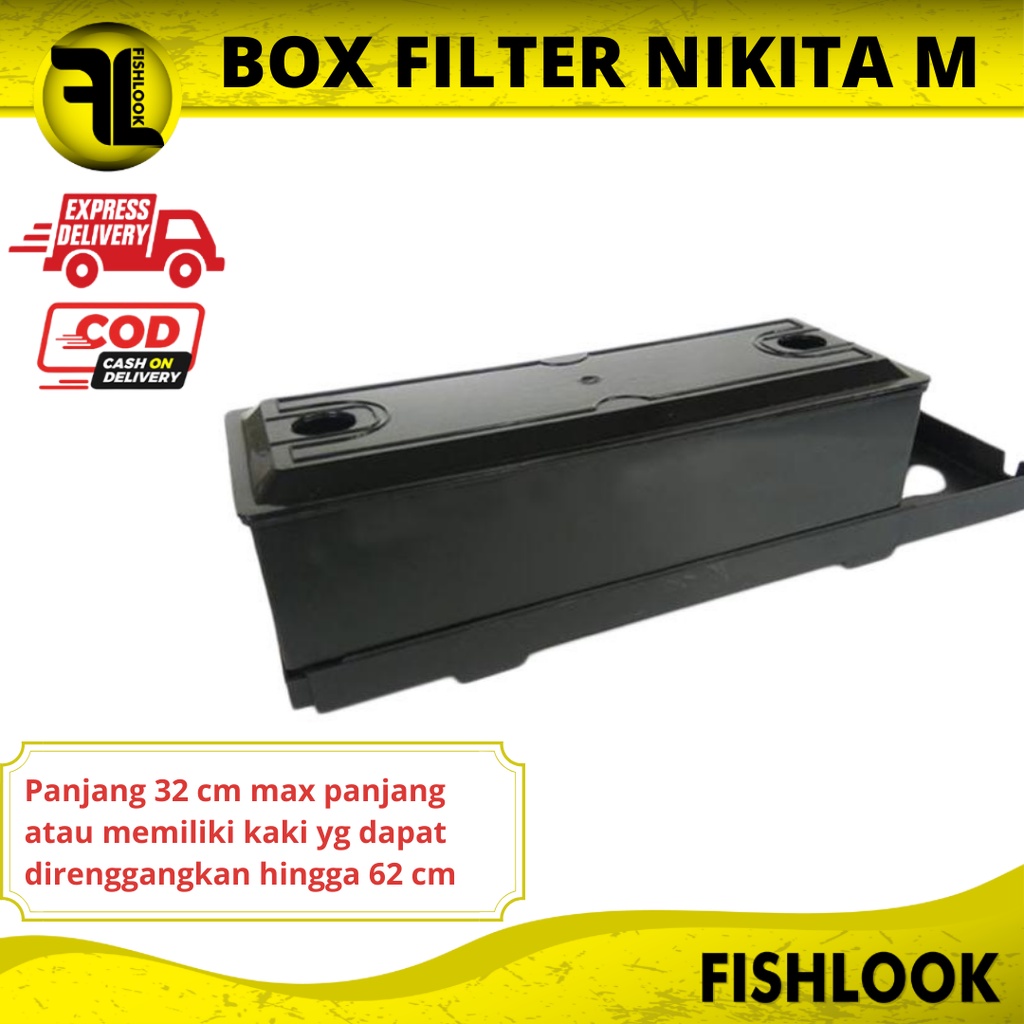 BOX FILTER MEDIUM NIKITA STAR M Untuk Aquarium Sedang