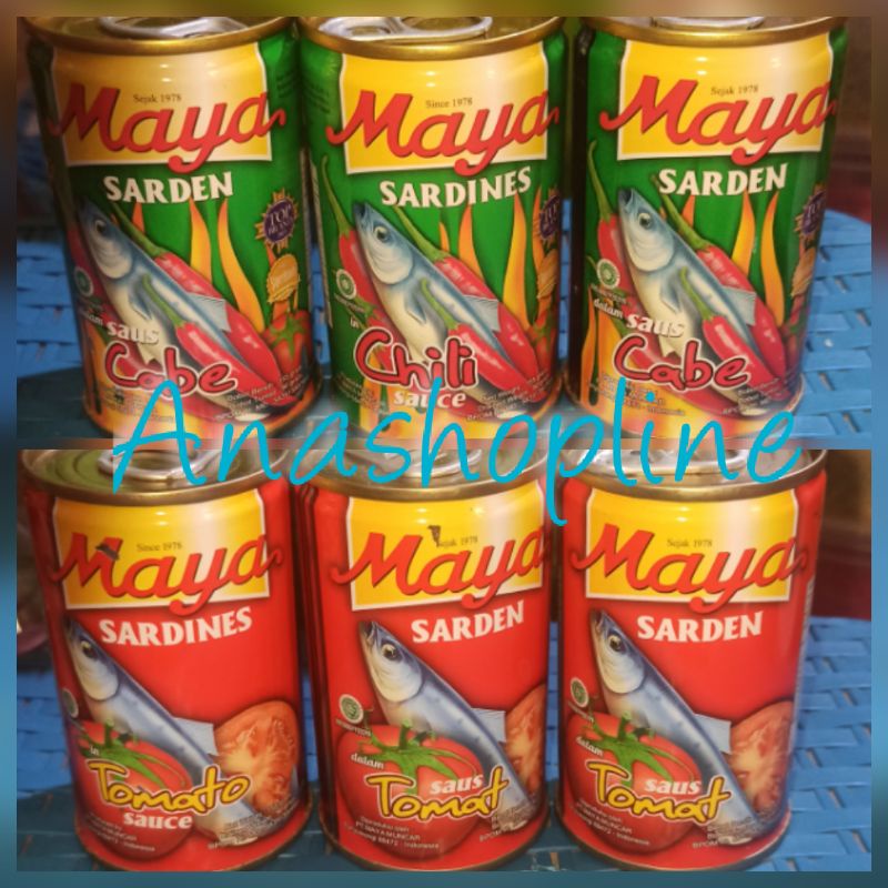 

Sarden Maya 155gr / instan / canned fish / sardines