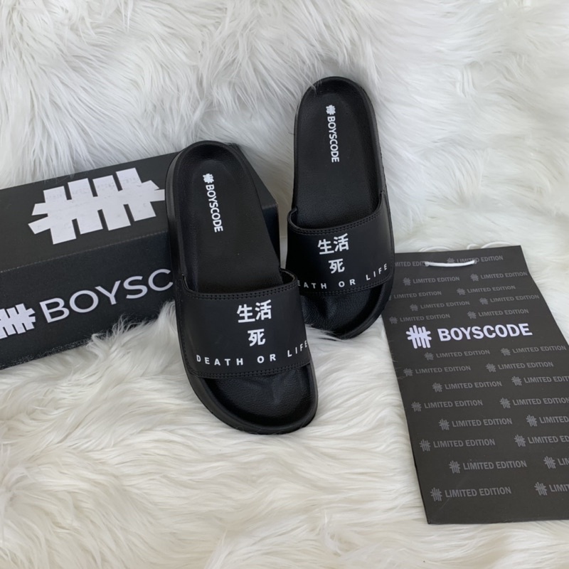 [BOYSCODE] Sendal Selop Pria Wanita Distro Death Or Life / Sendal Slide Pria / Sendal Flip Flop