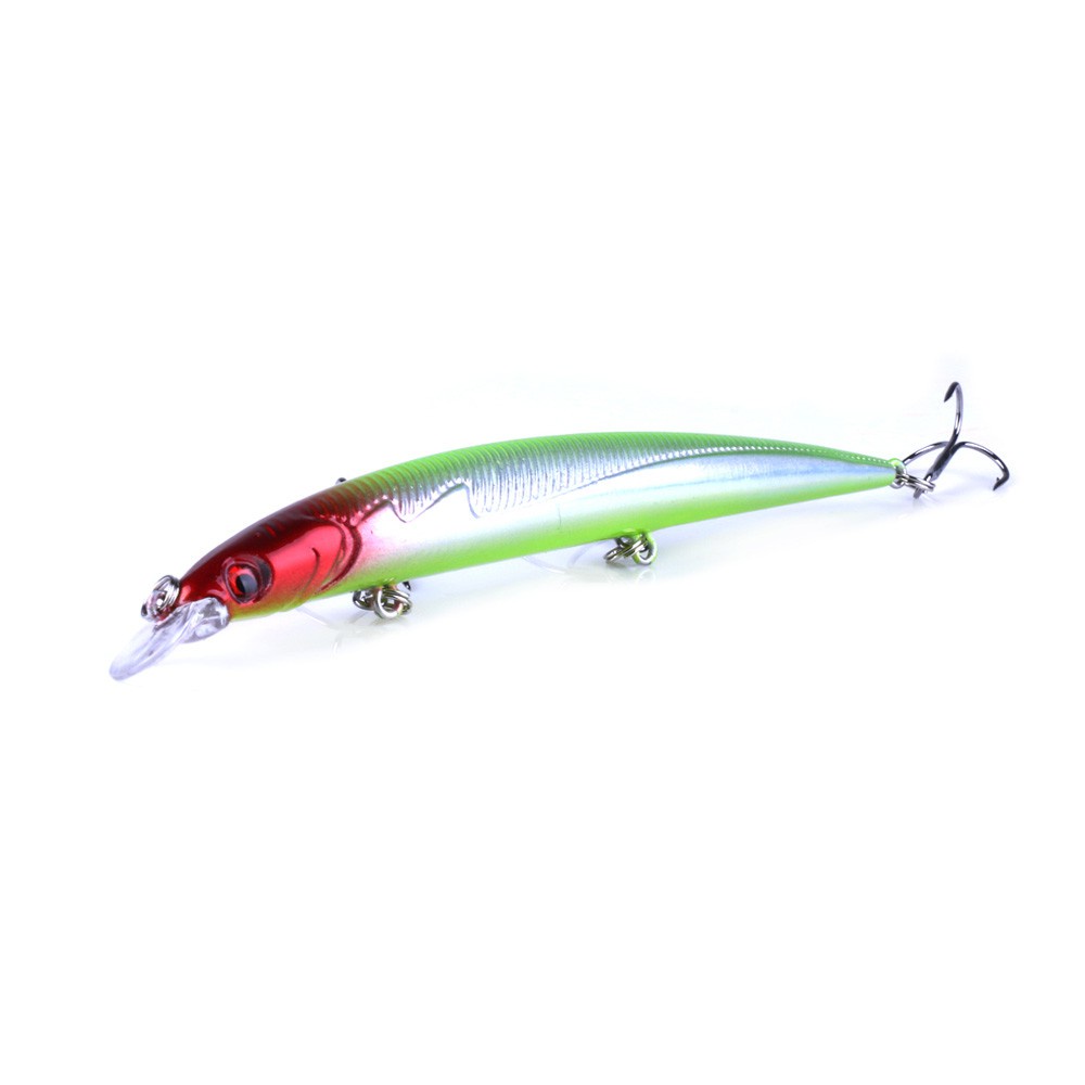 HENGJIA 1PCS Minnow Fishing Lures 13.3cm 13.4g Hard Bait 8 Color Artificial Baits wobbler Floating Bait