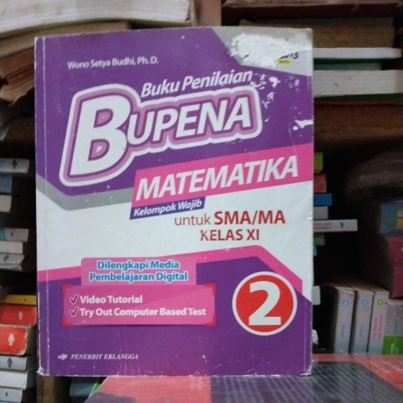 buku bupena matematika kelas 11/XI/2  sma ma Erlangga revisi