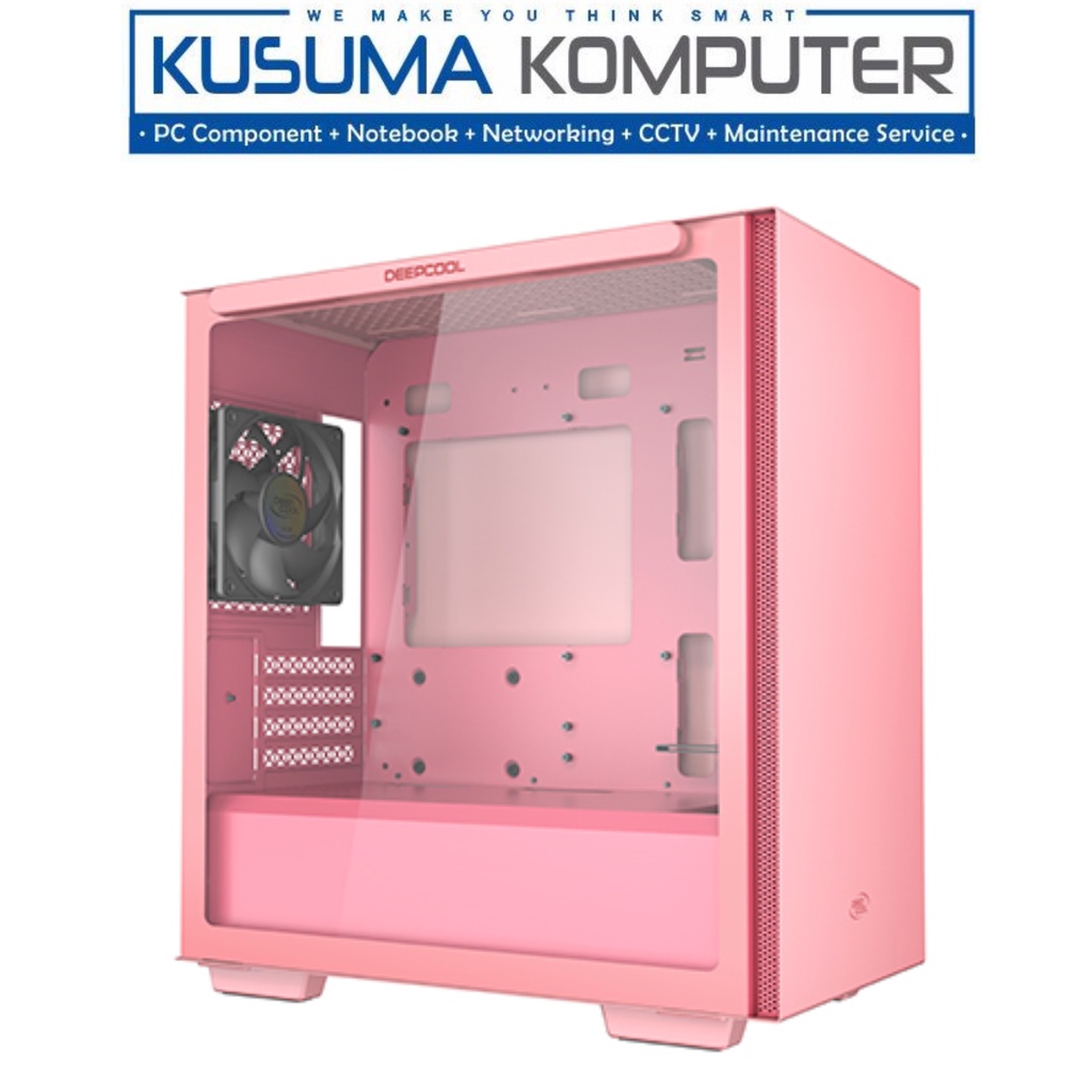 Deepcool Macube 110 Pink + 1 Fan Micro ATX Casing PC Gaming